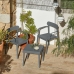 Table set with chairs Garbar Alba-Elba Dark grey 3 Pieces