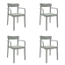 Garden chair Garbar Elba Grey polypropylene 56 x 80 x 53 cm (4 Units)