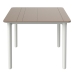 Table Garbar Noa White Beige polypropylene 90 x 90 x 74 cm 90 x 74 x 90 cm