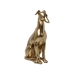 Figura Decorativa Romimex Dourado Resina Cão 20 x 30 x 10 cm