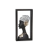 Bust Romimex Brown Resin Lady Hat 20 x 38 x 6 cm With frame