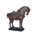 Figura Decorativa Romimex Castanho Resina Cavalo 39 x 36 x 16 cm