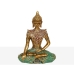 Decoratieve figuren Romimex Gouden Hars Boeddha 16 x 22 x 8 cm