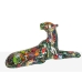 Decorative Figure Romimex Multicolour Resin Panther 32 x 14 x 11 cm