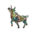 Deko-Figur Romimex Bunt Harz Stier 30 x 31 x 12 cm