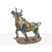 Deko-Figur Romimex Bunt Harz Stier 30 x 31 x 12 cm