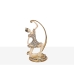 Decoratieve figuren Romimex Gouden Hars Ballerina 14 x 26 x 11 cm