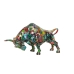 Figură Decorativă Romimex Multicolor Rășină Taur 34 x 21 x 12 cm