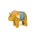 Prydnadsfigur Romimex Multicolour Harts Elefant 22 x 18 x 10 cm