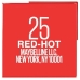 λαμπερό κραγιόν Maybelline SuperStay 25-red-hot