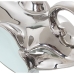 Statua Decorativa Alexandra House Living Celeste Ceramica Elefante Argentato 12 x 25 x 23 cm