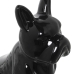 Dekorativ figur Alexandra House Living Sort Keramik Hund 14 x 25 x 34 cm