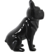 Deko-Figur Alexandra House Living Schwarz aus Keramik Hund 14 x 25 x 34 cm