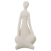 Okrasna Figura Alexandra House Living Bež Keramika Dama 22 x 19 x 43 cm