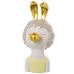 Bust Alexandra House Living Yellow Plastic Ears Chewing gum 15 x 15 x 27 cm