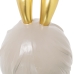 Bust Alexandra House Living Yellow Plastic Ears Chewing gum 15 x 15 x 27 cm