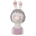 Bust Alexandra House Living Pink Plastic Ears Chewing gum 15 x 15 x 27 cm