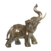 Figura Decorativa Alexandra House Living Dorado Plástico Elefante 18 x 34 x 35 cm