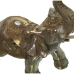 Figura Decorativa Alexandra House Living Dorado Plástico Elefante 18 x 34 x 35 cm