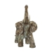 Figura Decorativa Alexandra House Living Dorado Plástico Elefante 18 x 34 x 35 cm