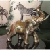 Decorative Figure Alexandra House Living Golden Plastic Elephant 18 x 34 x 35 cm