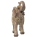 Figura Decorativa Alexandra House Living Cinzento Dourado Plástico Elefante 13 x 25 x 26 cm