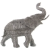 Statua Decorativa Alexandra House Living Argentato Plastica Elefante 18 x 40 x 36 cm