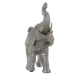 Statua Decorativa Alexandra House Living Argentato Plastica Elefante 18 x 40 x 36 cm