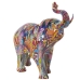 Prydnadsfigur Alexandra House Living Multicolour Plast Elefant 14 x 30 x 28 cm