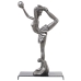 Decorative Figure Alexandra House Living Silver Plastic Gymnast 12 x 19 x 32 cm