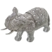 Figurine Décorative Alexandra House Living Argenté Plastique Eléphant 15 x 32 x 30 cm