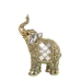 Dekorativ Figur Alexandra House Living Gyllen Plast Elefant 10 x 18 x 24 cm Speil