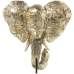 Bust Alexandra House Living Golden Plastic Elephant 16 x 31 x 39 cm