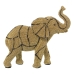 Deko-Figur Alexandra House Living Gold Kunststoff Elefant 14 x 23 x 22 cm