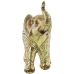 Dekorativ Figur Alexandra House Living Gyllen Plast Elefant 12 x 22 x 22 cm