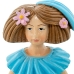 Decorative Figure Alexandra House Living Celeste Plastic Dress 25 X 12 X 18 CM