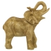 Statua Decorativa Alexandra House Living Dorato Plastica Elefante 12 x 25 x 26 cm