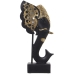 Bust Alexandra House Living Black Golden Plastic Elephant 13 x 20 x 36 cm