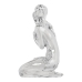 Okrasna Figura Alexandra House Living Srebrna Plastika Dama 16 x 18 x 28 cm