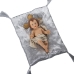 Deko-Figur Alexandra House Living Silberfarben Kunststoff 16 x 17 x 28 cm Kissen Jesuskind