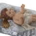 Deko-Figur Alexandra House Living Silberfarben Kunststoff 16 x 17 x 28 cm Kissen Jesuskind