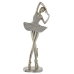 Deko-Figur Alexandra House Living Silberfarben Kunststoff Ballerina 16 x 16 x 40 cm