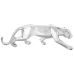 Decorative Figure Alexandra House Living Silver Plastic Panther 10 x 16 x 44 cm