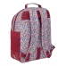 Cartable Nait Nait Flowers Bordeaux 32 x 42 x 15 cm