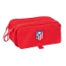 Dreifaches Mehrzweck-Etui Atlético Madrid Rot 21,5 x 10 x 8 cm