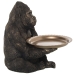 Dekorativ Figur Alexandra House Living Gyllen Plast Gorilla 38 x 55 x 47 cm Brett