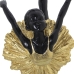 Decorative Figure Alexandra House Living Black Golden Plastic Ballerina 14 x 18 x 26 cm