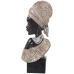 Bust Alexandra House Living Negru Auriu* Plastic Africană 11 x 19 x 40 cm