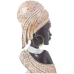 Bust Alexandra House Living Negru Auriu* Plastic Africană 11 x 19 x 40 cm