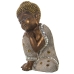 Decorative Figure Alexandra House Living White Golden Plastic Buddha 15 x 16 x 24 cm